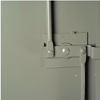 1/8" thick latch and 3/8" diameter lock rods insure maximum security