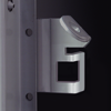 Single-point maintenance-free quiet latching system with recessed handle