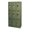School Lockers - The Classmate - triple tier, 3 wide wardrobe lockers