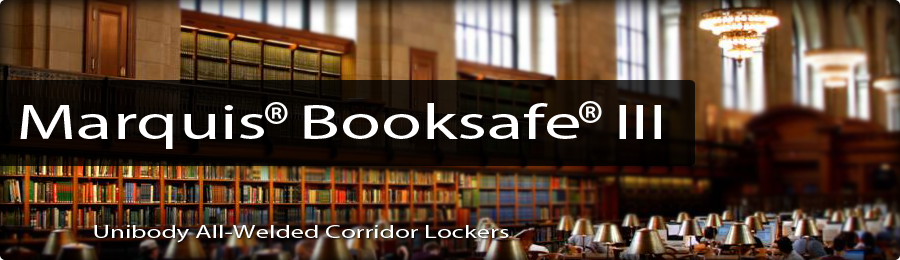 Awesome School Lockers - Marquis Booksafe III Unibody All-Welded Corridor Lockers