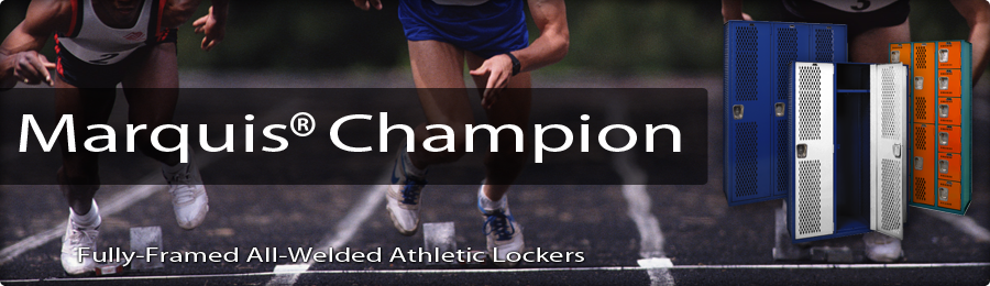 Ventilated Lockers - Marquis Champion Fully Framed All-Welded Sport Lockers