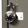 Locks and padlock strike plates are included for box lockers. 