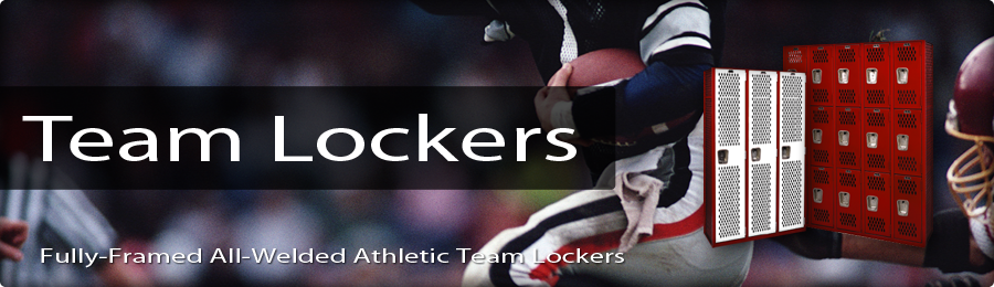 Team Lockers - Full-Framed All-Welded Athletic Lockers