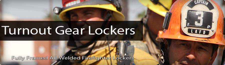 Firefighter Fully-Framed All-Welded Turnout Gear Lockers