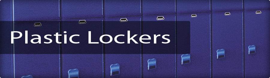Plastic Lockers - Aquamax Solid Plastic Lockers
