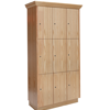 Wood Lockers - Club Lockers - 3x3