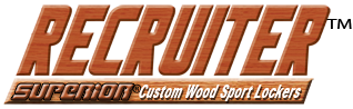 Wood Lockers - Recruiter - Superior Custom Wood Sport Lockers