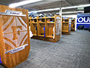 Furman University Football Wood Lockers