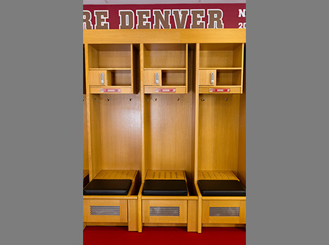 Denver Lacrosse - Wood Lockers