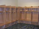 University locker room