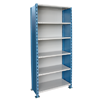 High Capacity H-Post Shelving: 6 shelf unit