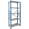 High Capacity H-Post Shelving: 5 shelf unit